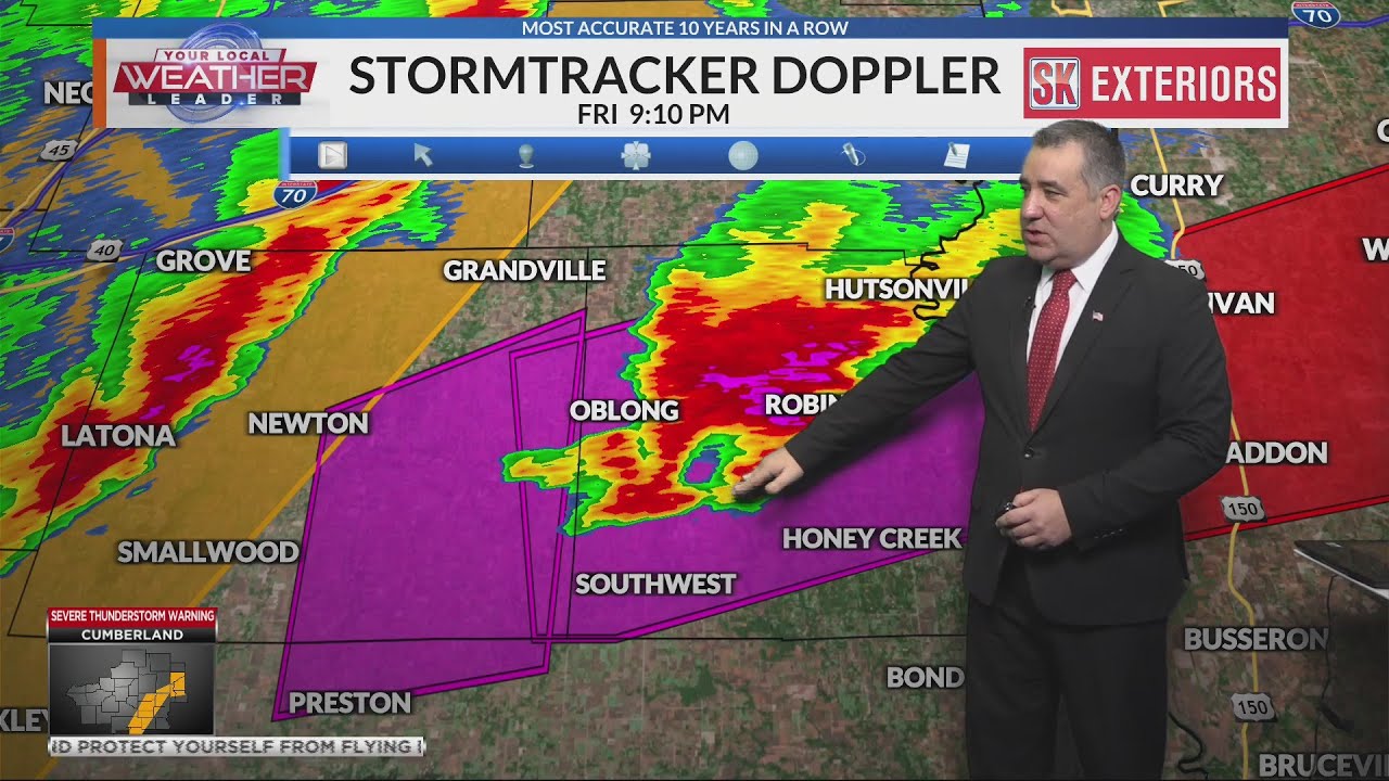 3/31/23 - WCIA Tornado Warning Coverage