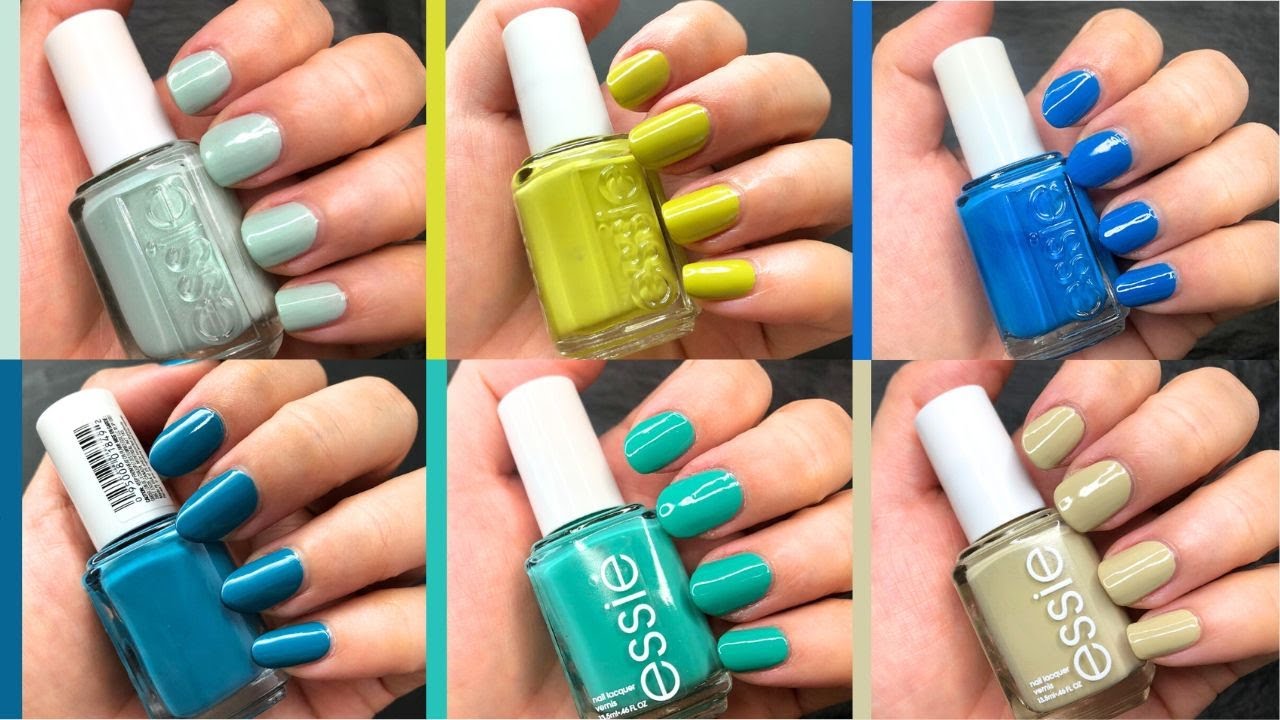 6 Essie Nail Polish Swatches Compilation 05 | TinyColorLife @essieUSA