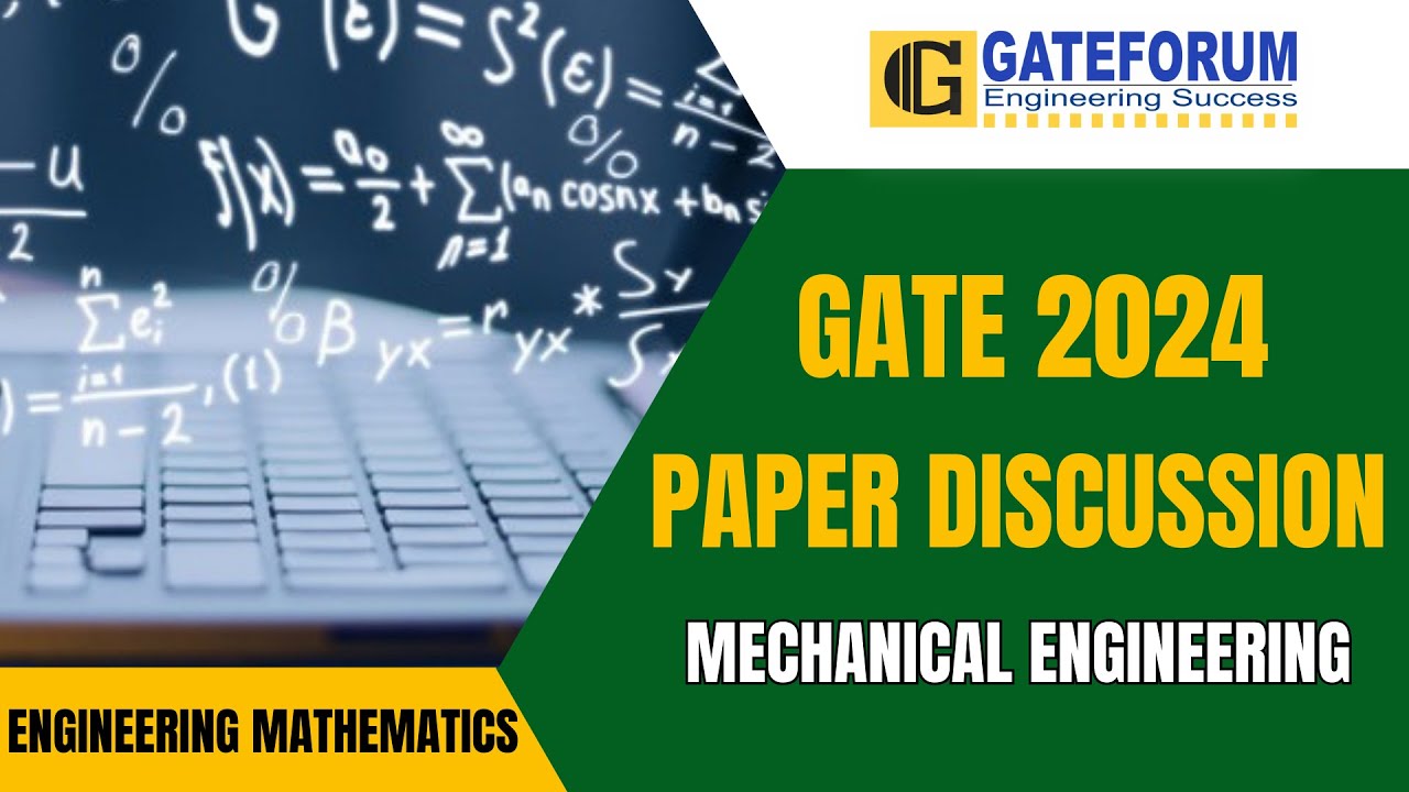 GATE 2024 Exam Detailed Solution I Engineering Mathematics I Mechanical Engineering