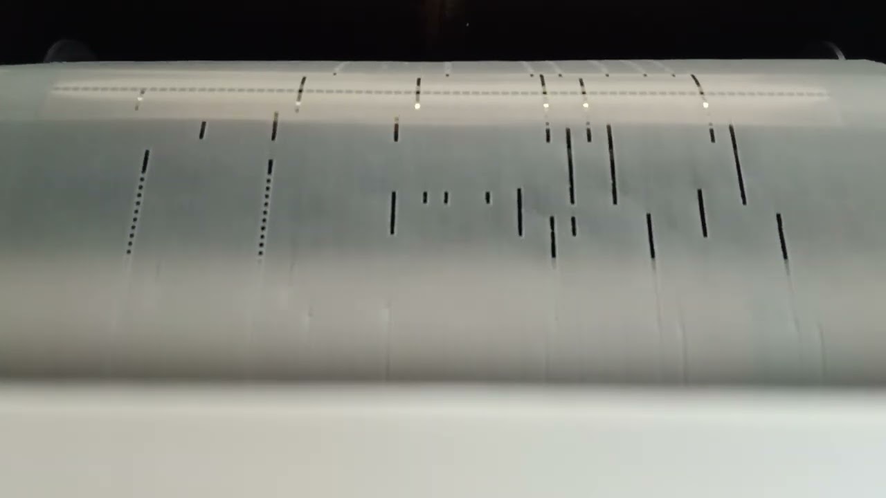 Hey Won't You Play Another Somebody Done Somebody Done Wrong Song on QRS Player Piano Roll 