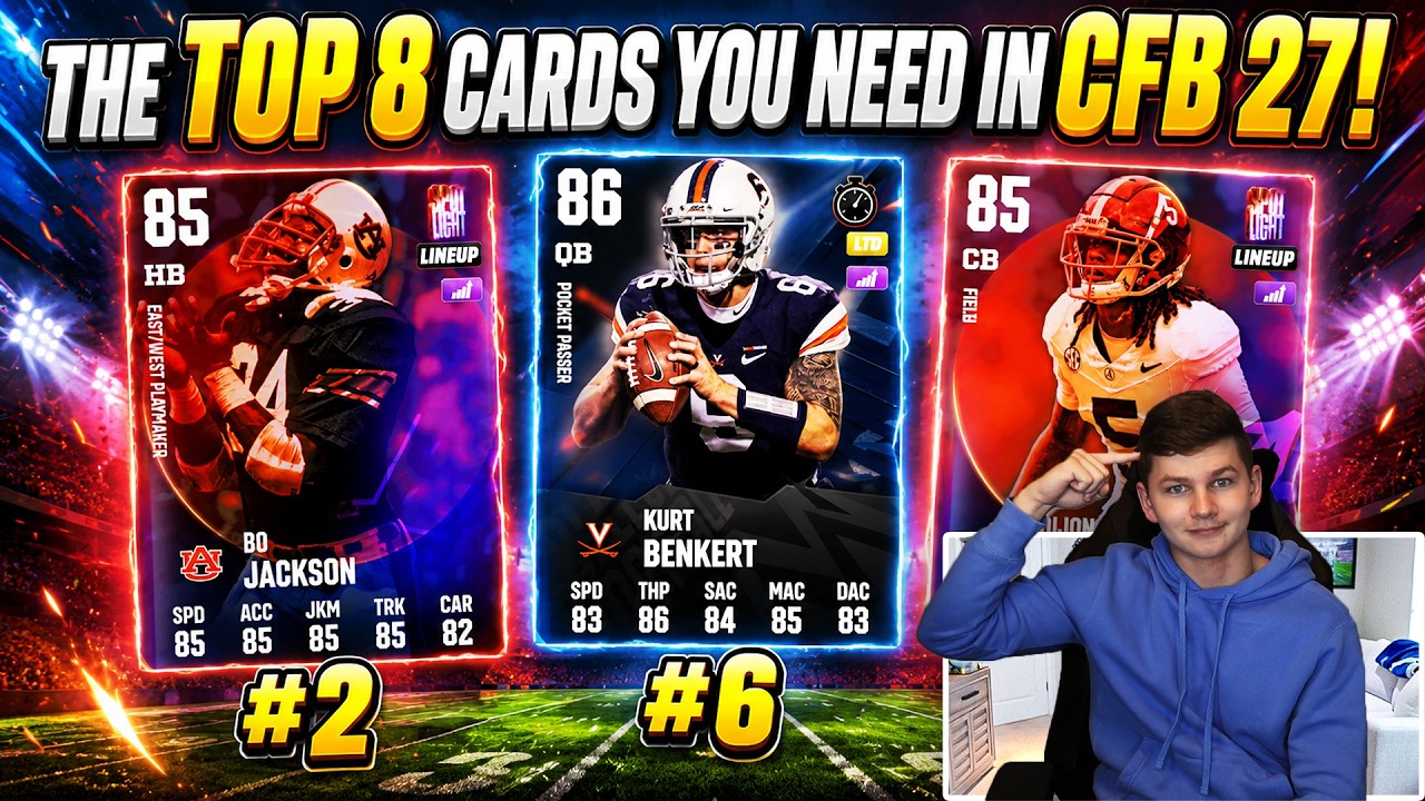 ТОП-8 КАРТОЧЕК, КОТОРЫЕ НУЖНЫ ВАМ В CFB 27 ULTIMATE TEAM!