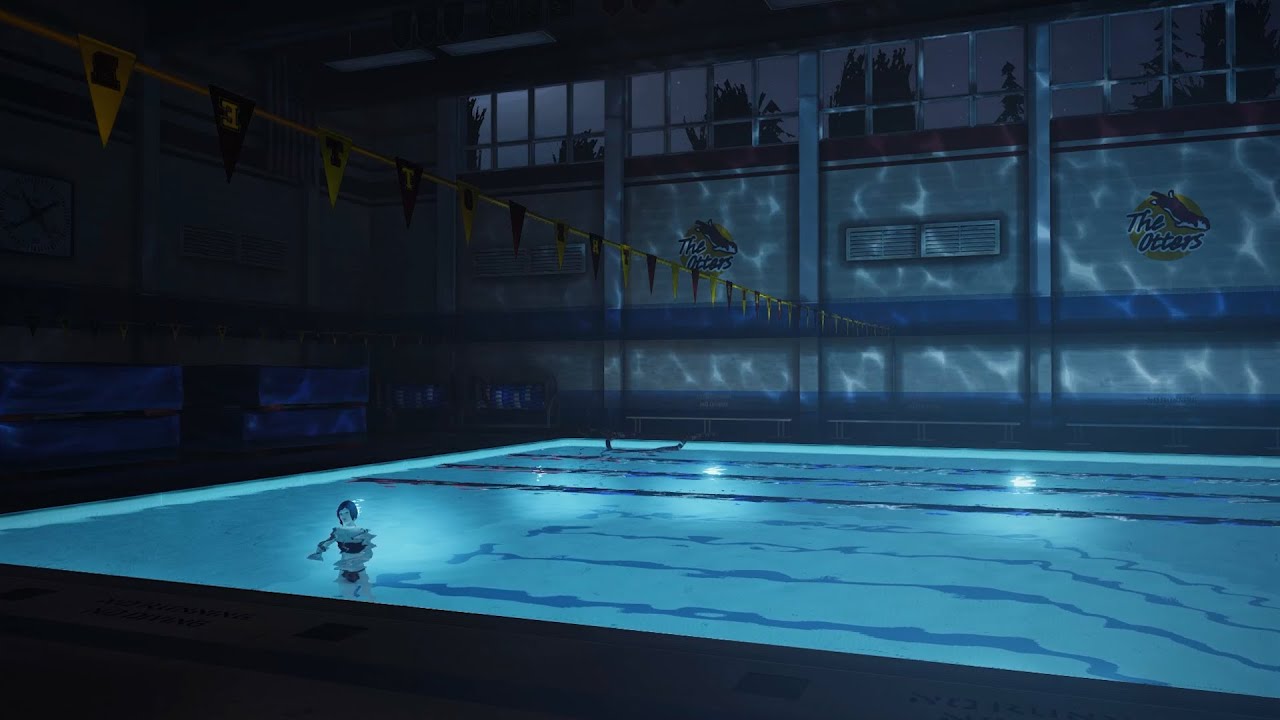 Life is Strange: Late night swimming | Soundscape / ASMR 🌙