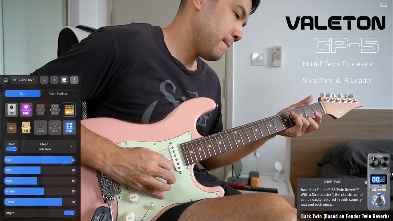 Valeton GP-5 (Dark Twin : Based on Fender ‘65 Twin Reverb) - Game Guitarist 