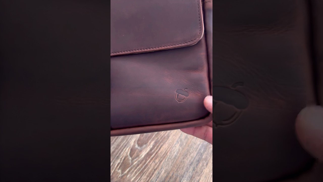 Unboxing NutSac Jones 13 Pure Leather Everyday Carry (EDC) Gentleman&rsquo;s Bag #shorts #youtubeshorts