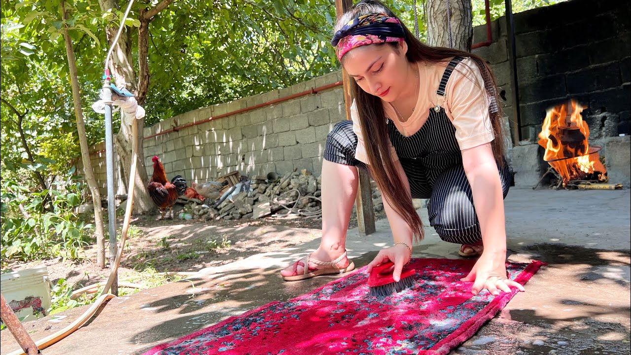 village life in iran | Daily life in the Iranian village girl | From morning to evening😍