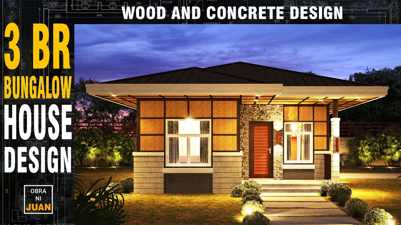 HOUSE DESIGN - 3 BEDROOM BUNGALOW HOUSE DESIGN - AMAKAN HOUSE DESIGN
