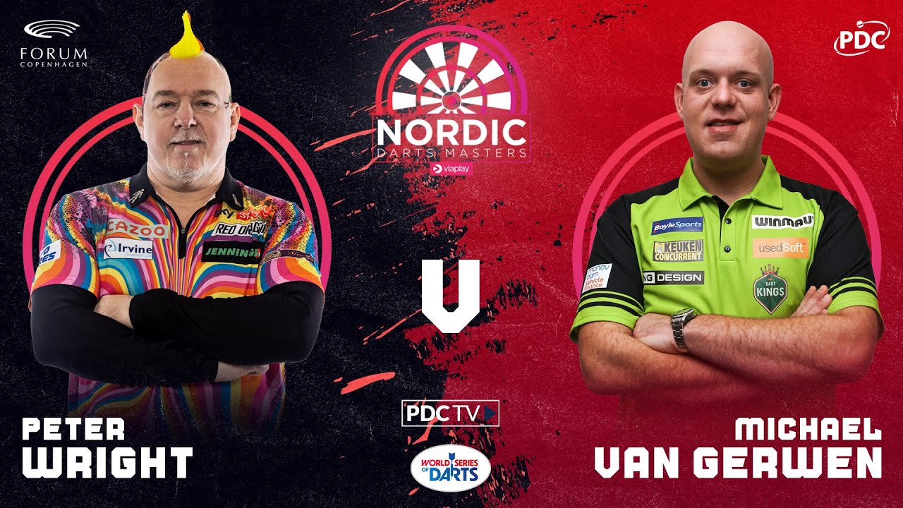 PDC World Series of Darts 2023 - Copenhagen - 2023 01 21 - Peter Wright v Michael van Gerwen - HUN