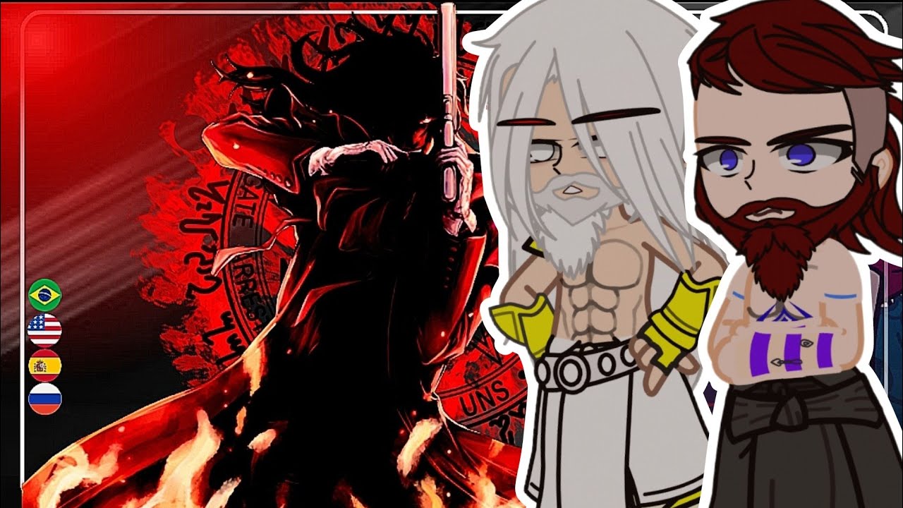 God's | God of War | react to Alucard || Tik Tok || Part 1 {🇷🇺🇧🇷🇪🇸🇺🇲}