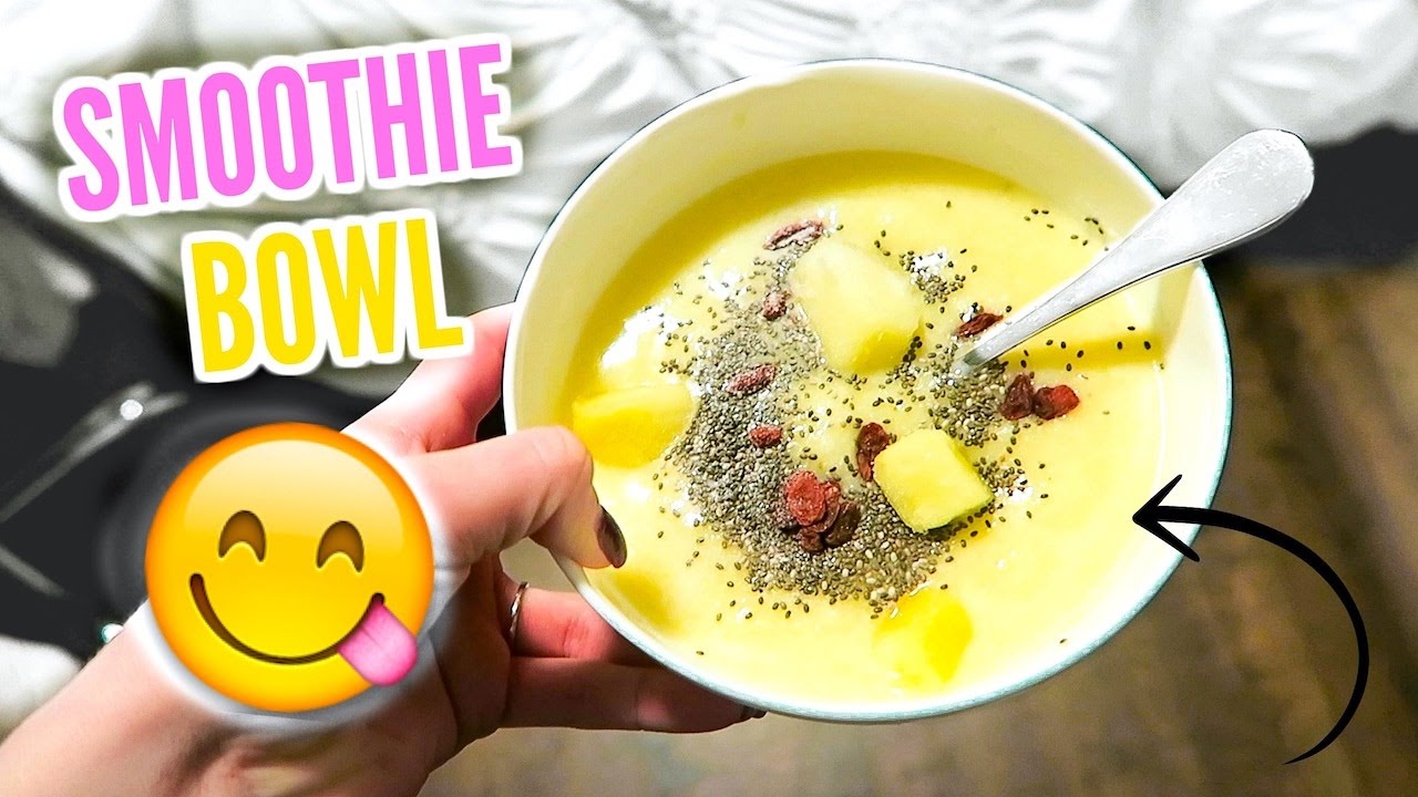HEALTHY SMOOTHIE BOWL RECIPE! + Fitness Motivation! Vlogmas Day 13