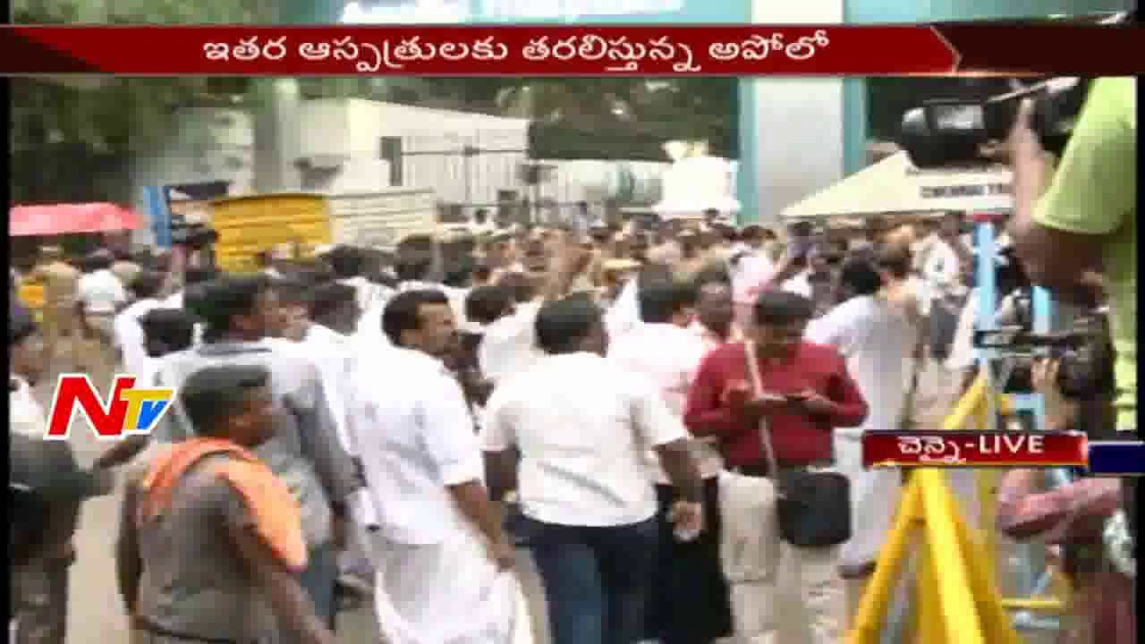 #Jayalalithaa Health: AIADMK Activists Protest at Hospital || Live || NTV