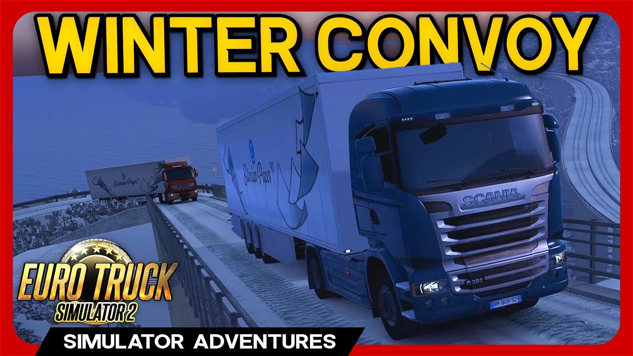ETS2 Grand Utopia: Can We Survive A Snowy Mountain?