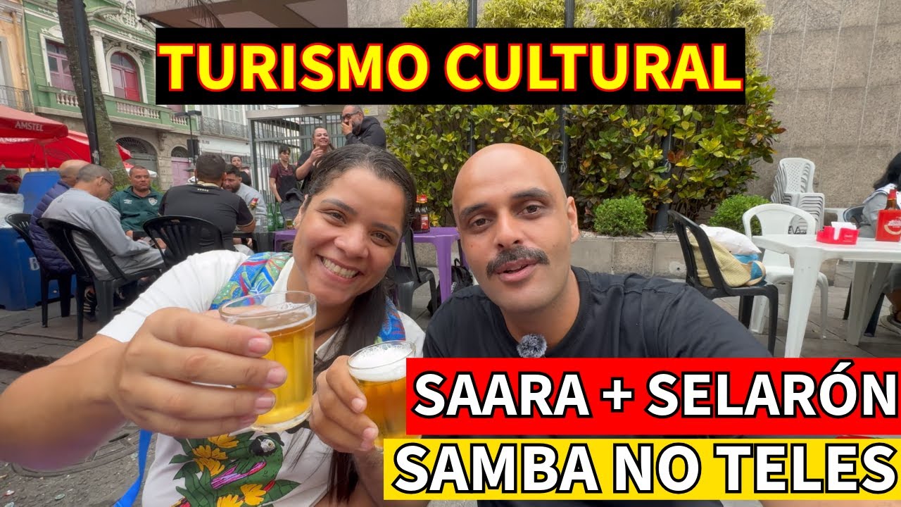 Turismo no Centro do Rio | O que fazer em 1 dia | SAARA + Escadaria Selarón, Samba e Pastel da Chics