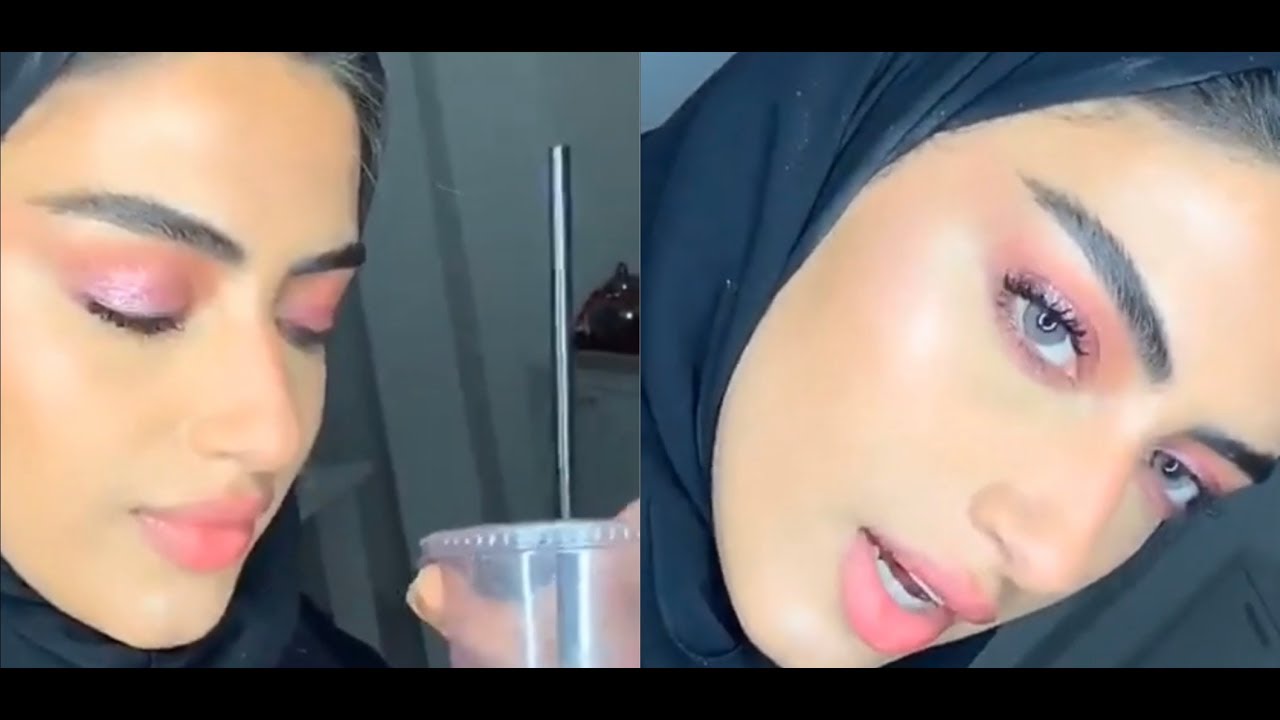 Pink makeup totrial مكياج وردي توتريال سناب يارا النملة