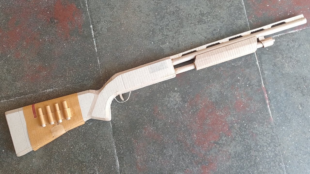 How to Make cardboard ShotGun