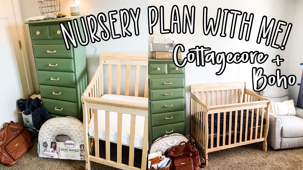 NURSERY PLANS! Baby Boy's Nursery Theme, DIYS and More! Cottagecore, Timeless and Boho Inspired