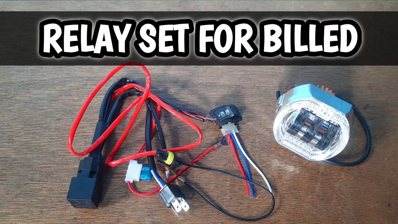 CARA MEMASANG RELAY SET LAMPU LED BILLED / RELAY LAMPU