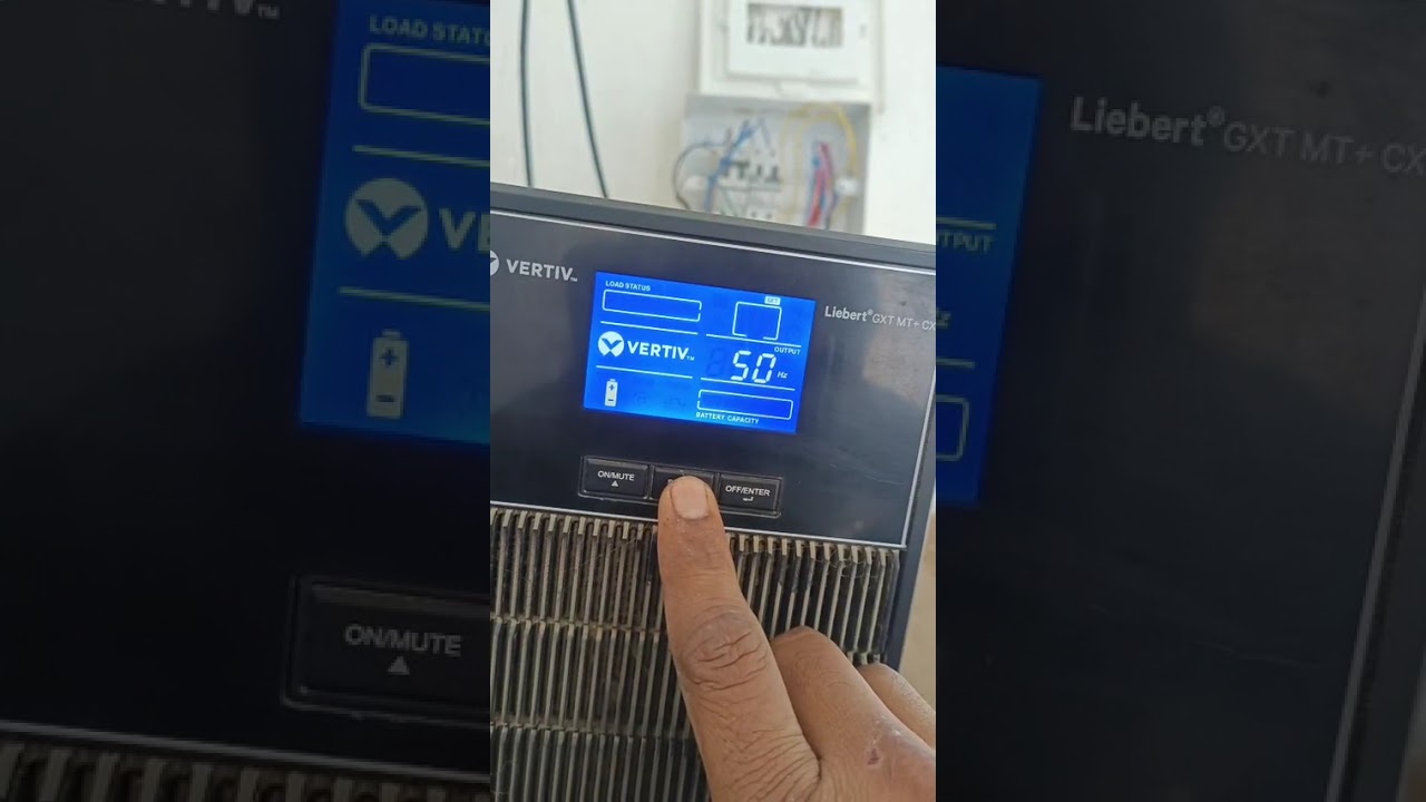 vertiv gxtmt+cx 3kva 72 VDC ups settings