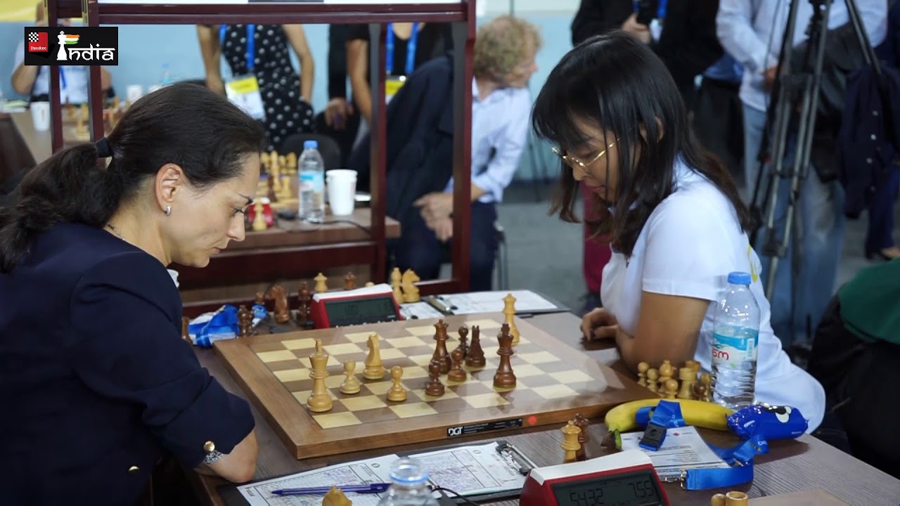 Dramatic final game: Ju Wenjun vs Kosteniuk for gold medal | Batumi Olympiad 2018 | Russia vs China