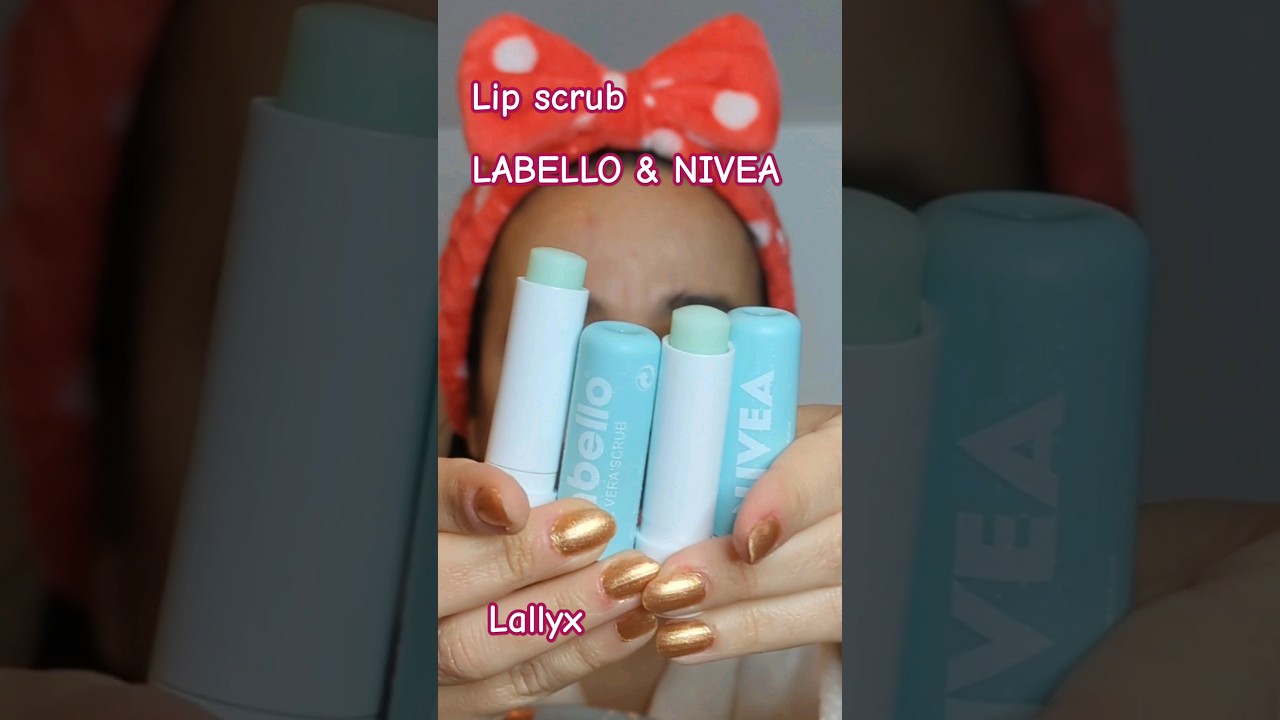 LABELLO & NIVEA LIP SCRUB #shorts