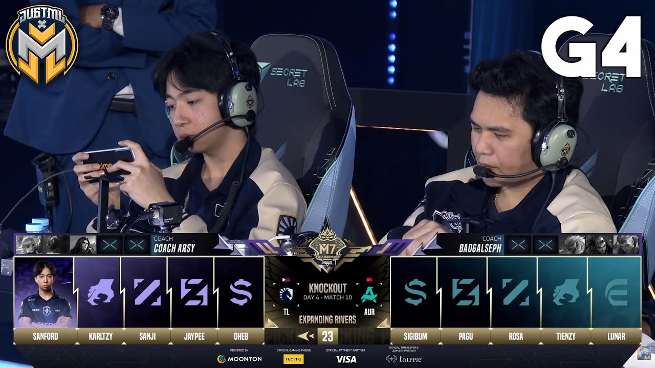 AUR vs TLPH - GAME 4 |  KNOCKOUT STAGE DAY 3 | M7 World Championship