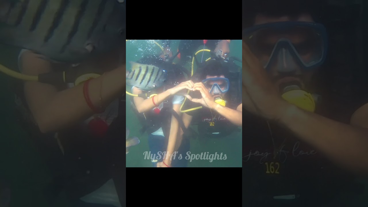 Scuba diving couple shoot | watersports | undersea