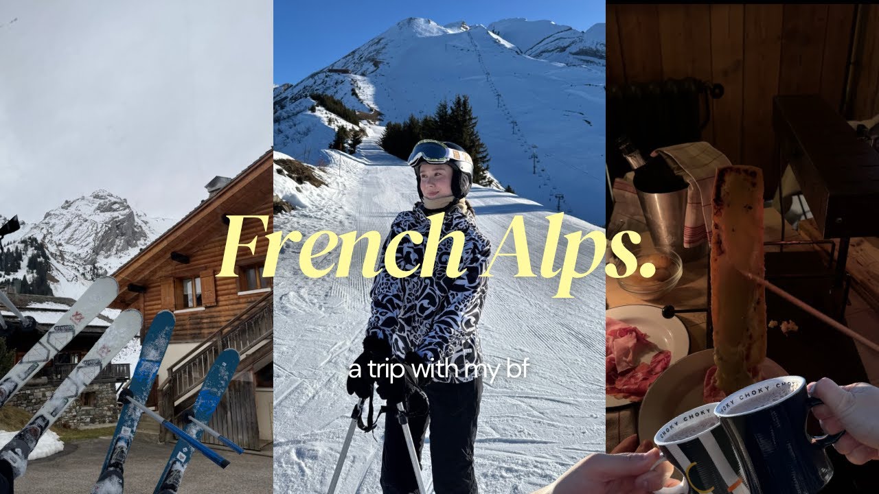 Ski Trip Vlog | French Alps With My Bf, Celebrating Christmas, Cheese Diet & Ski Fall
