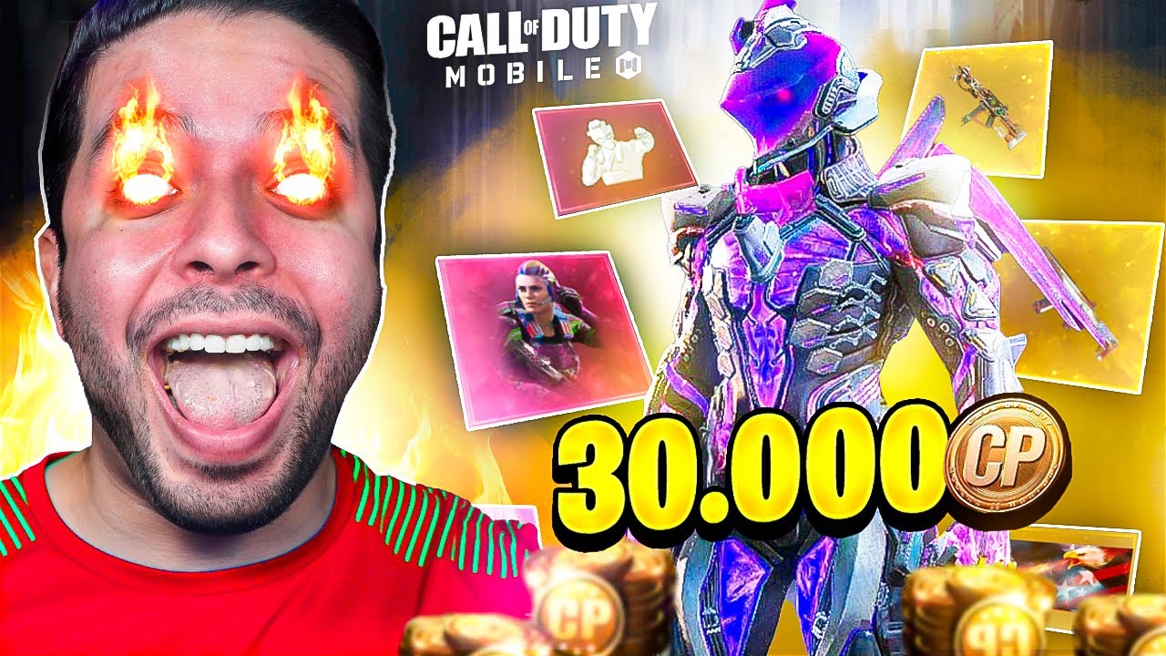 TODAS LAS ARMAS MITICAS DE COD MOBILE SON MIAS? GASTANDO 30 MIL COD POINTS