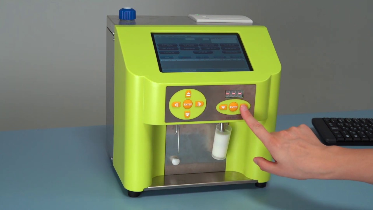 How to use the embedded ultrasonic stirrer of LACTOSCAN MCCWS ultrasonic milk analyzer