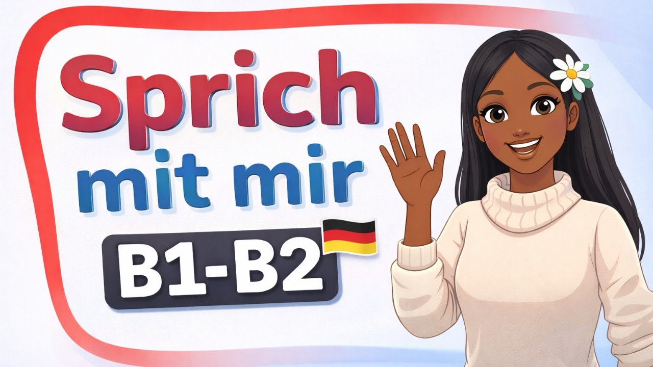 Deutsch sprechen lernen B1–B2 🎧 | Locker & natürlich sprechen (Podcast)