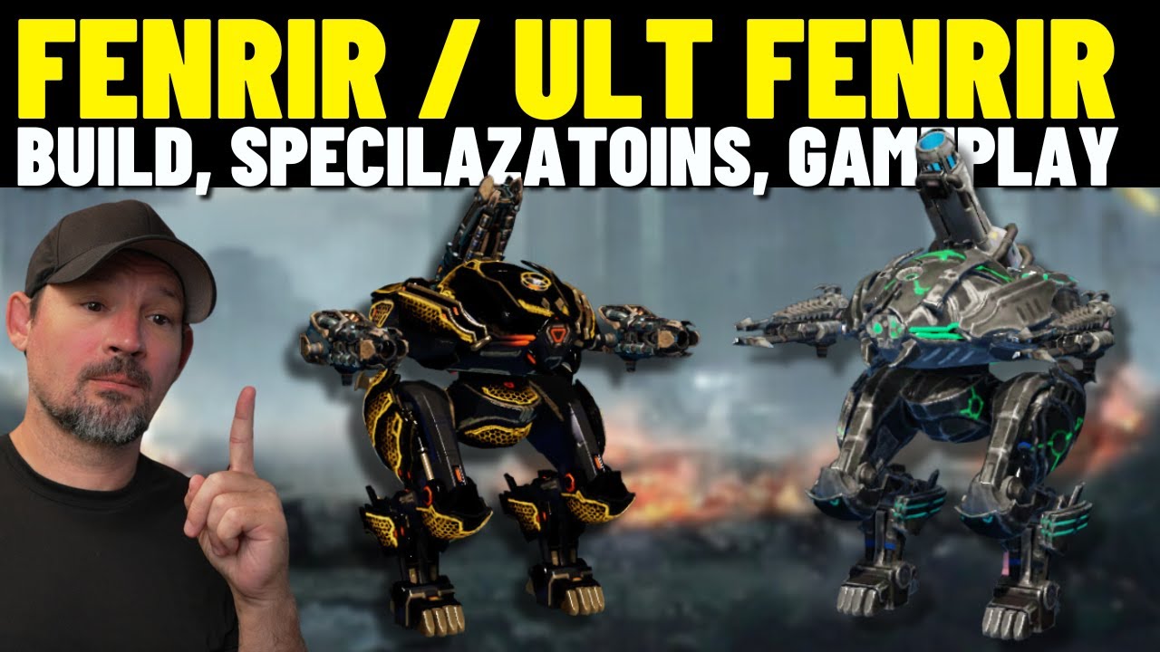 War Robots Fenrir — Ultimate Fenrir — сборка в мастерской / сборка Ultimate Durability