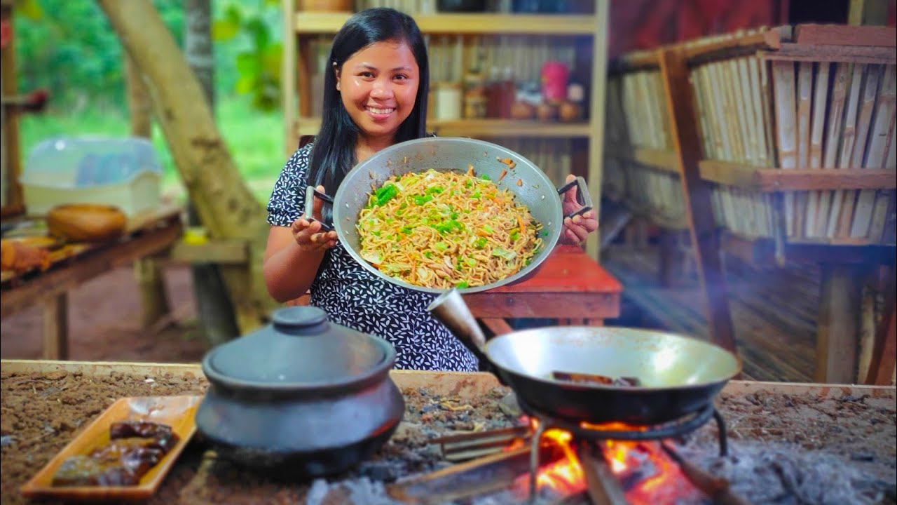 I Made My Own Egg Noodles and Inun-on In Clay pot | Countryside Life
