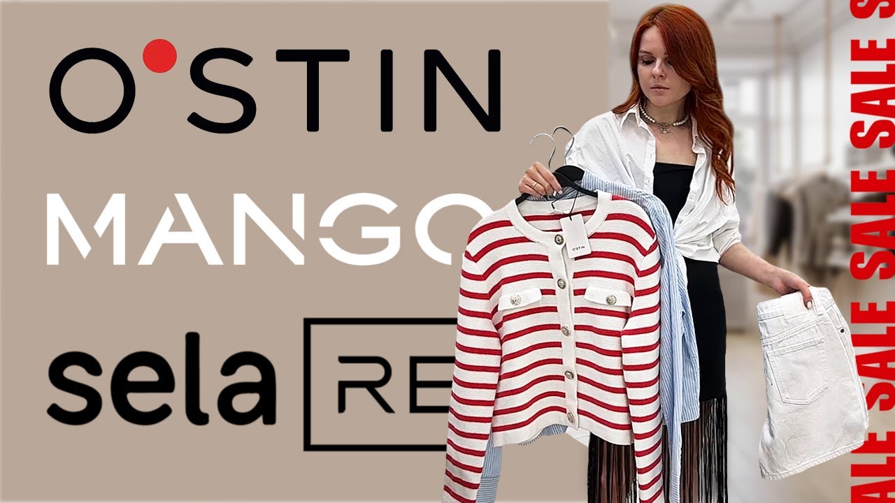 ШОПИНГ ВЛОГ В MANGO, SELA, OSTIN, И RESERVED (RE). ЛЕТНЯЯ РАСПРОДАЖА 2024
