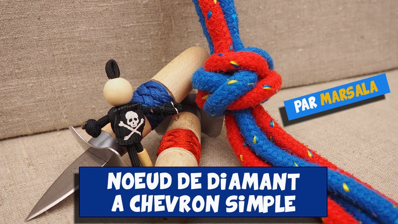 Noeud de diamant à chevrons simple de José