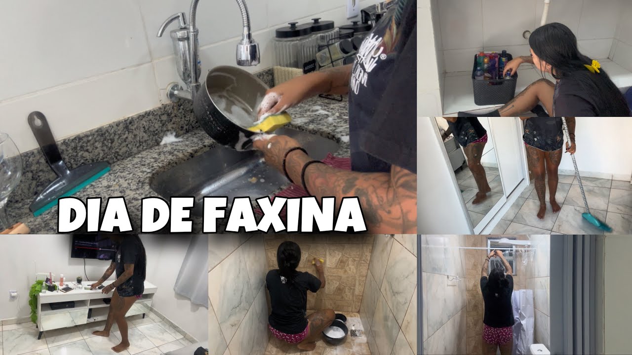 DIA DE FAXINA NA CASA - ORGANIZEI E LIMPEI TUDO