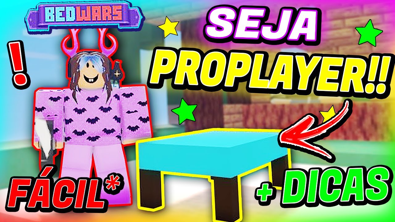COMO SER PROPLAYER NO BEDWARS do ROBLOX!! 🤩 *DICAS e M&Eacute;TODOS* (MUITO F&Aacute;CIL)