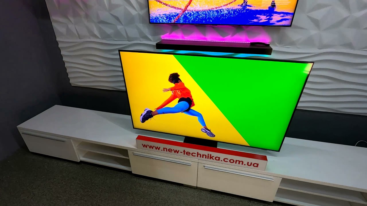 Обзор телевизора Samsung QE55Q70A / Q77A / распаковка и сборка его на ногу / QLED Samsung