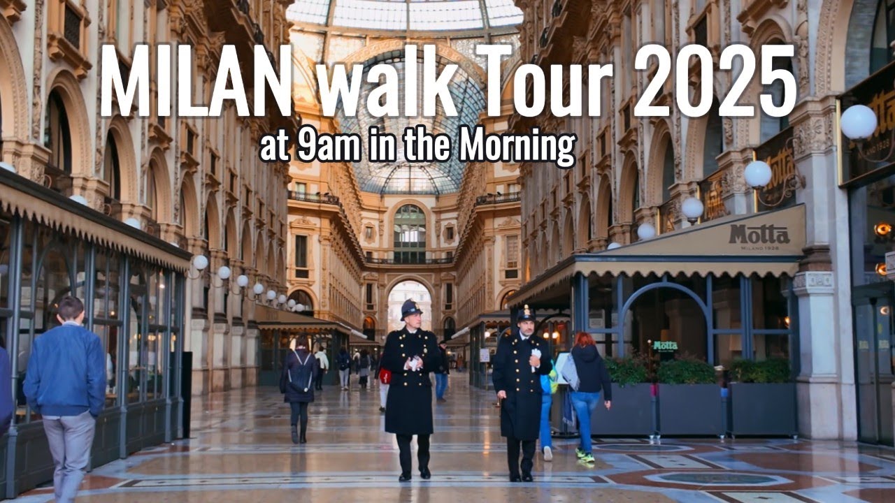 MIlan Walk Tour November 2025 - What to see at 9 am in the morning without Tourist