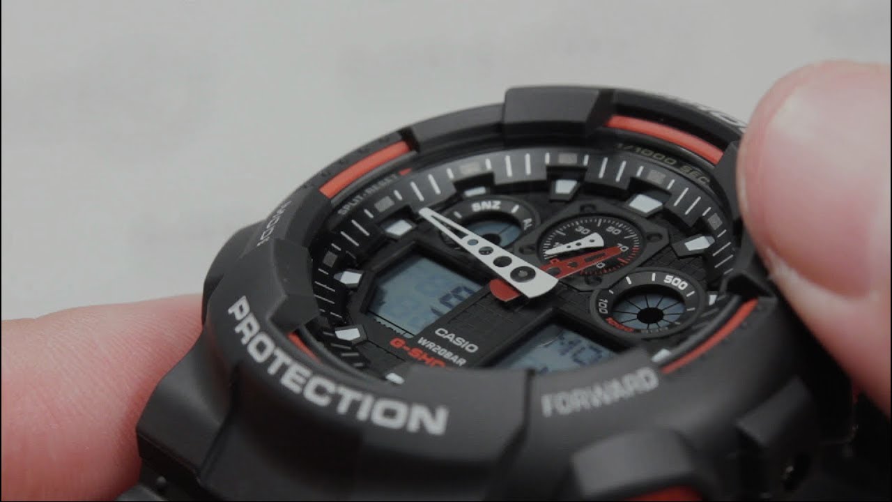 Обзор наручных часов CASIO G-SHOCK GA-100-1A4 - видеообзор от интернет-магазина MinutaShop.ru