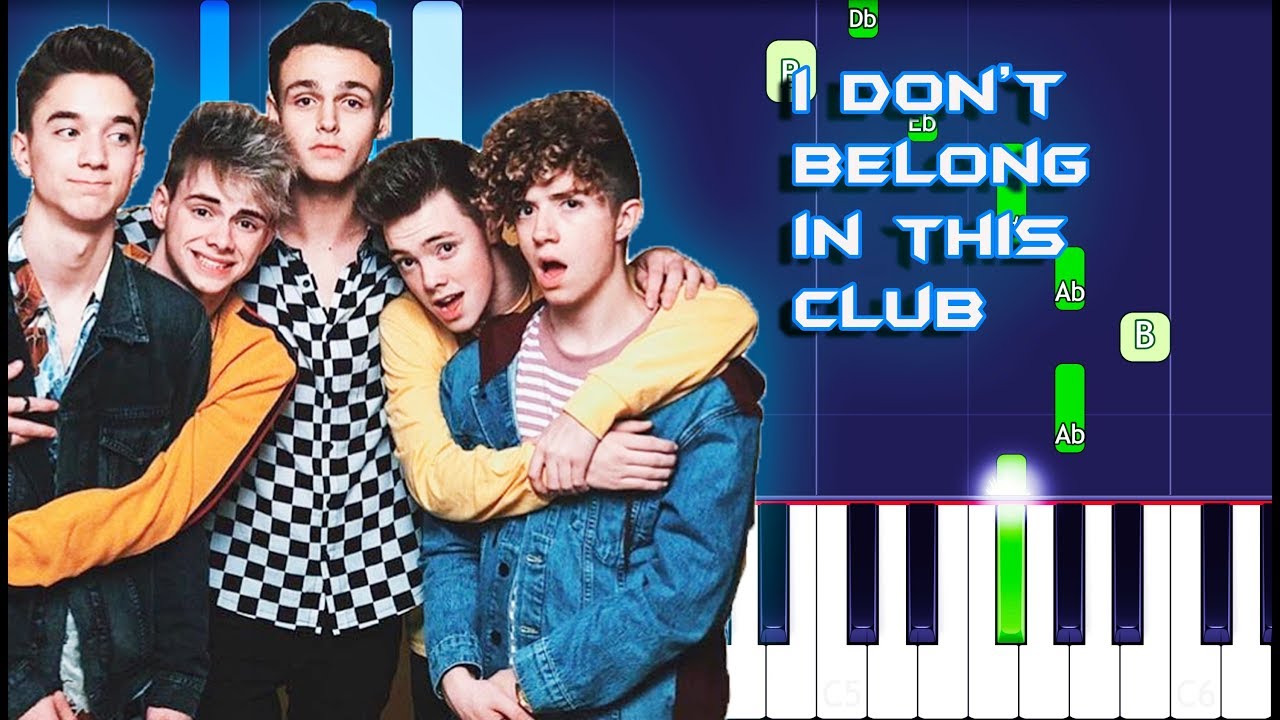 Why Don't We & Macklemore - I Don't Belong In This Club Piano Tutorial EASY (Piano Cover)