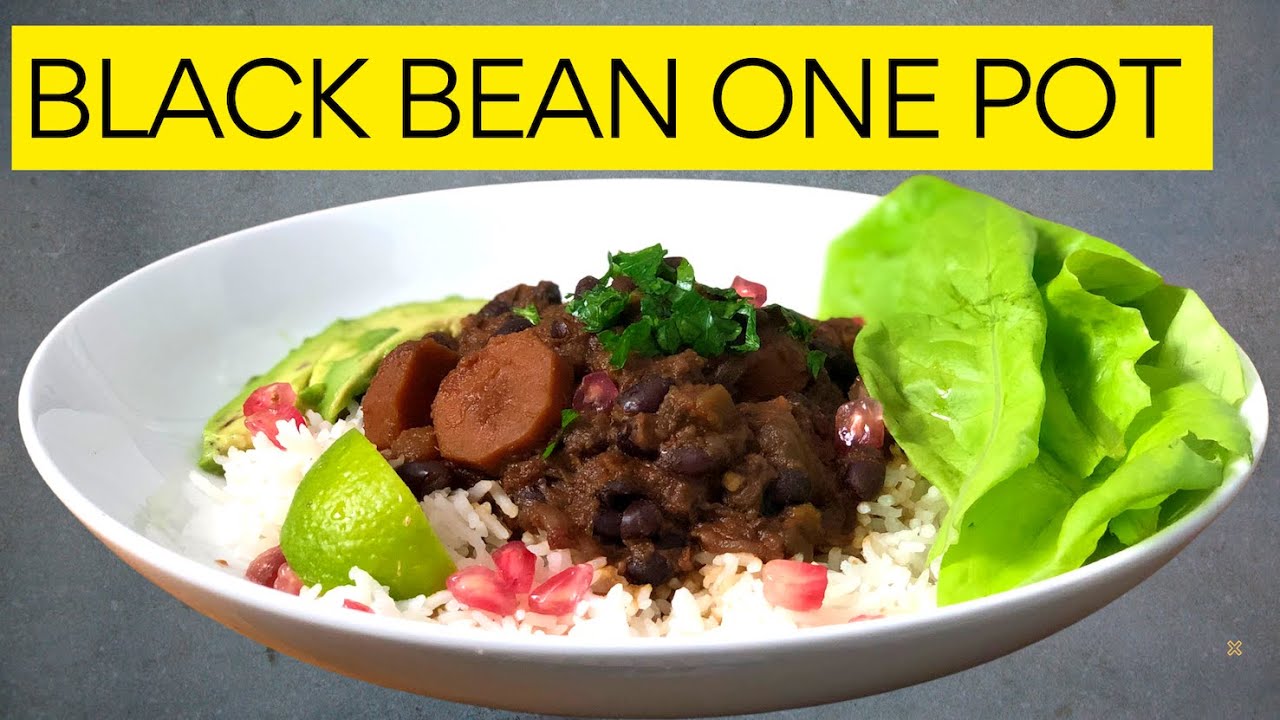 How to make the BEST Instant Pot Black Bean Stew and Rice One-Pot