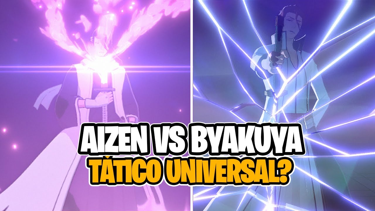 AIZEN É UM TÁTICO UNIVERSAL? 🤔 AIZEN vs BYAKUYA | Bleach Soul Resonance