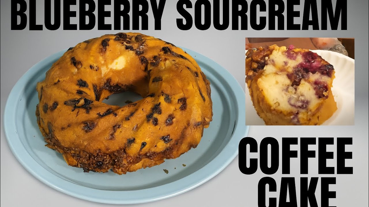 Blueberry Sour Cream Coffee Cake