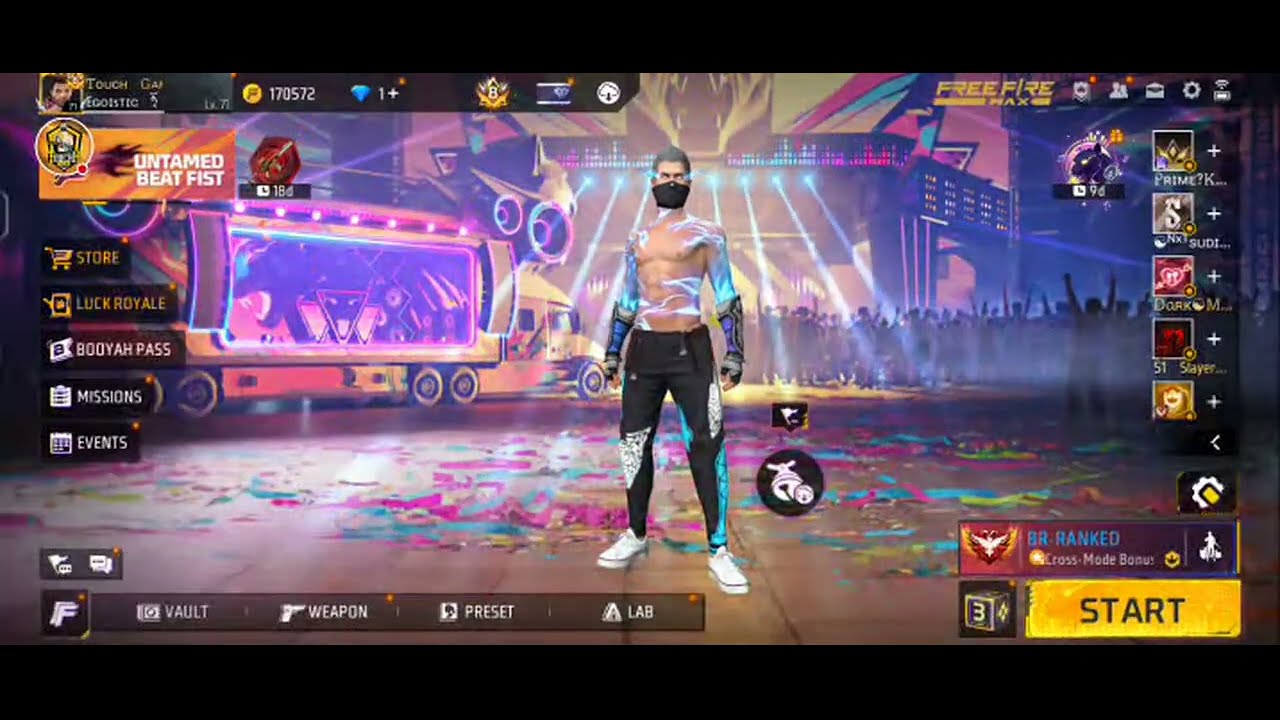 FREE FIRE LIVE GIVEAWAY BACK TO BACK CUSTOM ROOM GIVEAWAY || TOUCH GAMER || FF LIVE