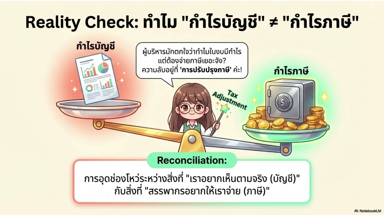 บัญชีการเงิน บัญชีบริหาร บัญชีภาษี ต่างกันอย่างไร