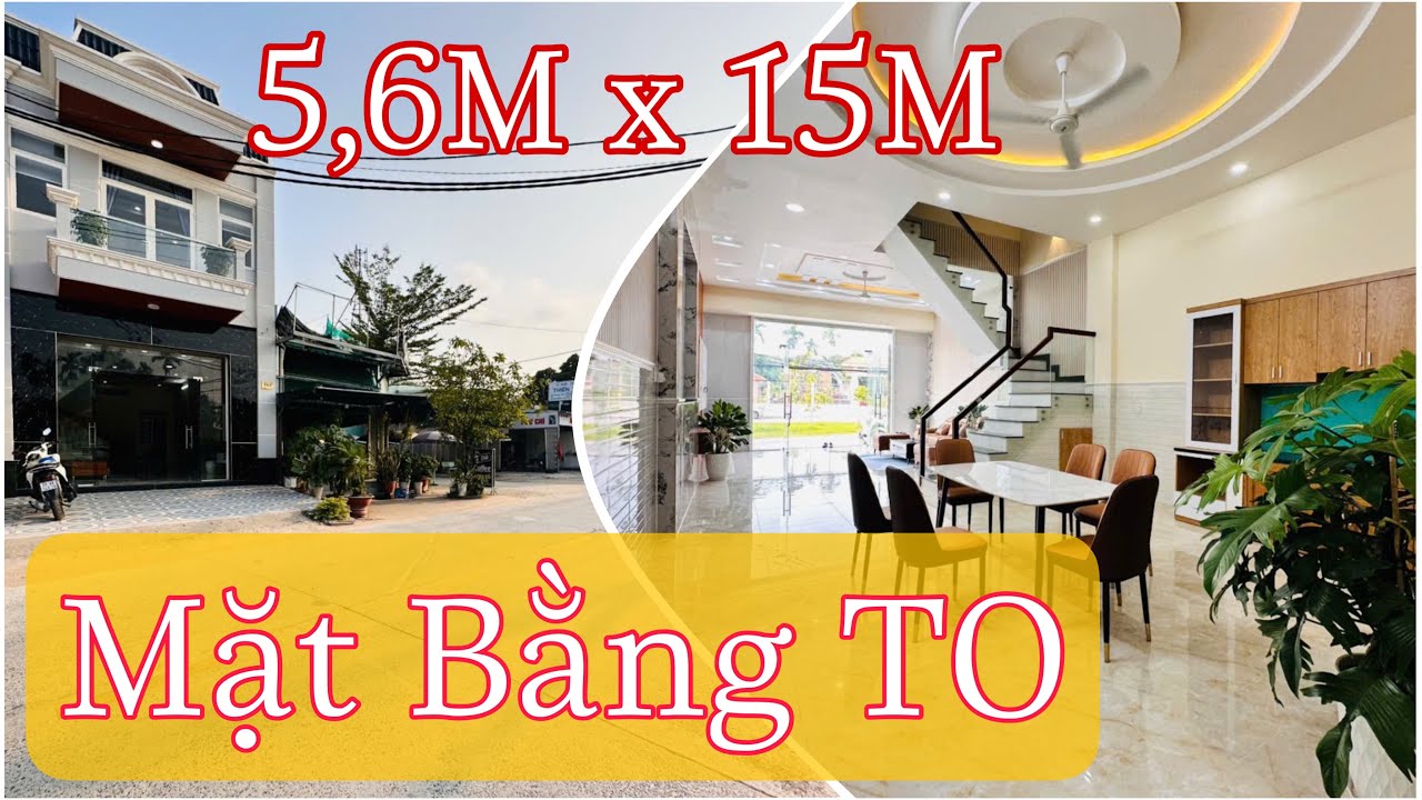 Bán nhà quận 12 mặt tiền kinh doanh Ngang 5,6M x 15M mặt tiền đường 15M chỉ 6,6 Tỷ