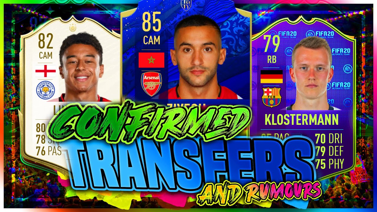 FIFA 20 JANUARY 2020 CONFIRMED TRANSFERS AND RUMOURS!! FT. ZIYECH, LINGARD, KLOSTERMANN ETC(FIFA 20)