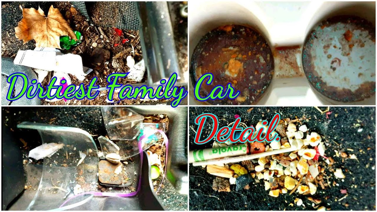 Dirtiest Car Detailing. Deep Cleaning Disaster Dodge Grand Caravan Interior. ASMR Detailing Style.