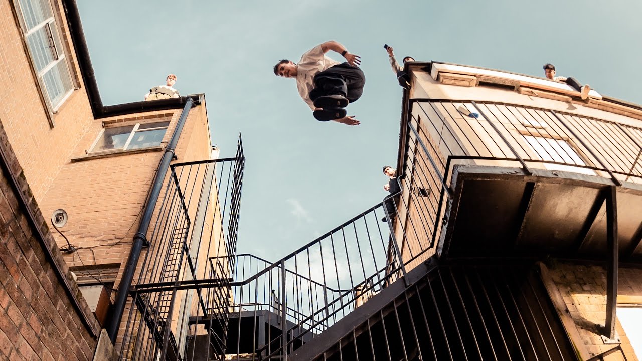 CRAZY PARKOUR CHALLENGES in BRISTOL 🇬🇧