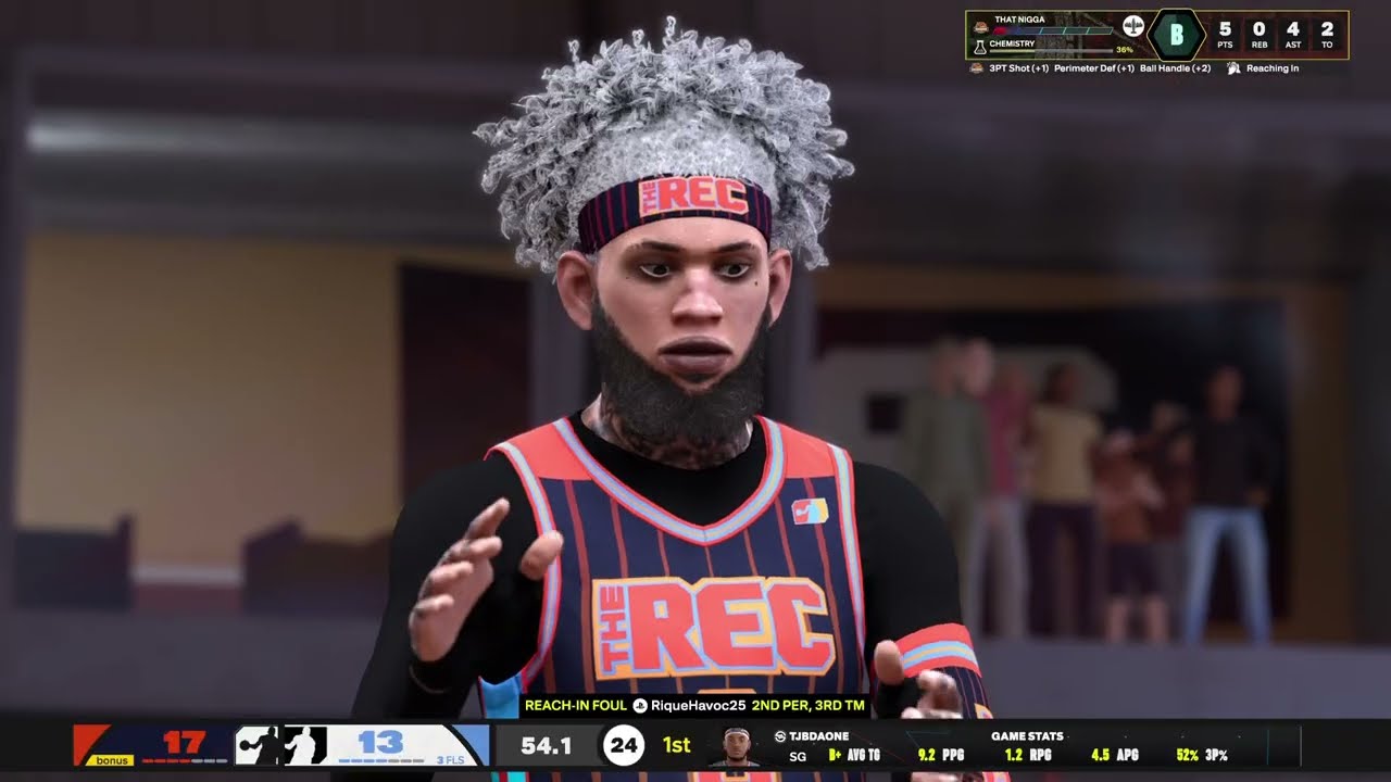 NBA 2K26 The Rec Gameplay Season 2 33 Point double double!!