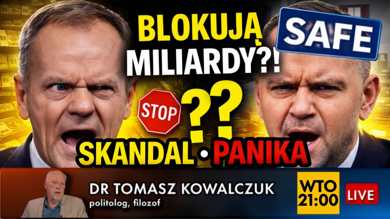 Kowalczuk NA ŻYWO: SAFE: MILIARDY pod ostrzałem! Tusk wjeżdża w PiS i Nawrockiego 🔥 Sejmowy SKANDAL